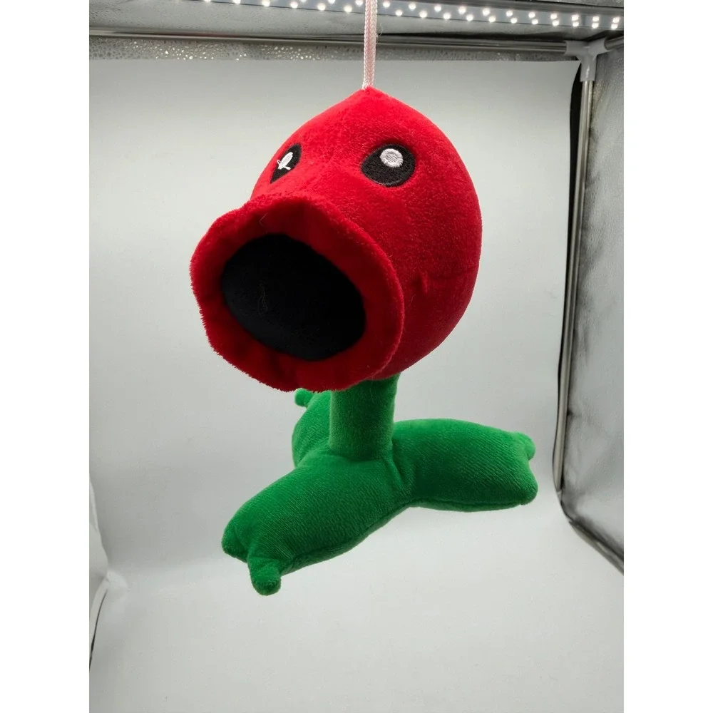 Plants vs Zombies Peashooter Plush Set Green Red 6 inch Stuffed Toy EA Jazwares